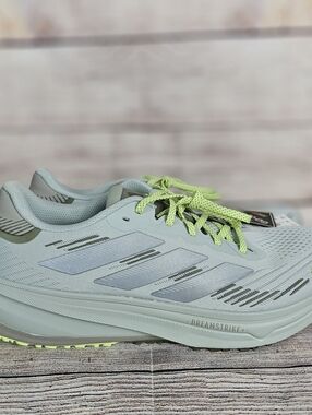 Adidas Supernova Rise GTX Gore Tex JQ5485  Men Silver Green Shoes Size 11.5
